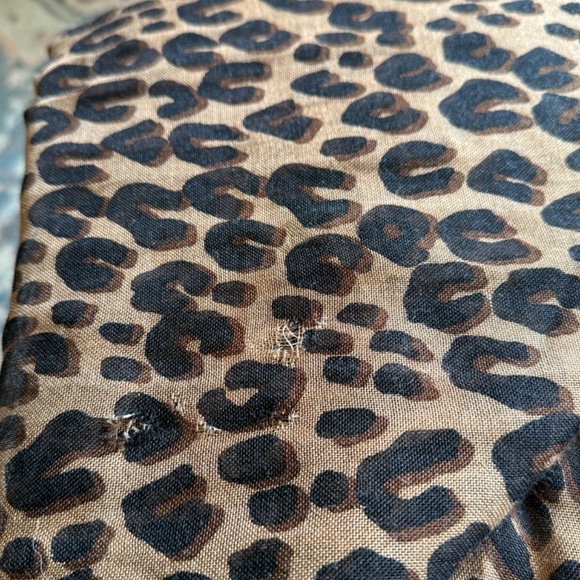 LOUIS VUITTON Steven Sprouse Cashmere Silk Leopard Stole Scarf - Picture 5 of 12